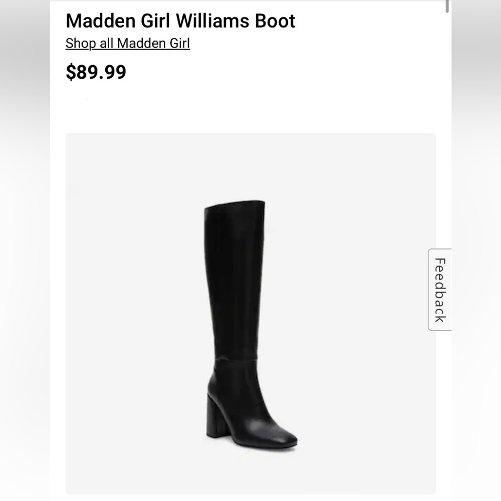 New In Box Madden Girl Boots